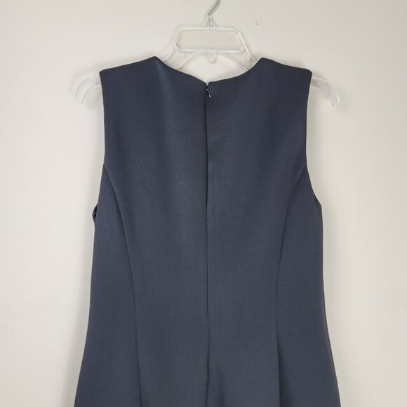 Donna Ricco Feather-Hem Sleeveless Sheath - Picture 9 of 15